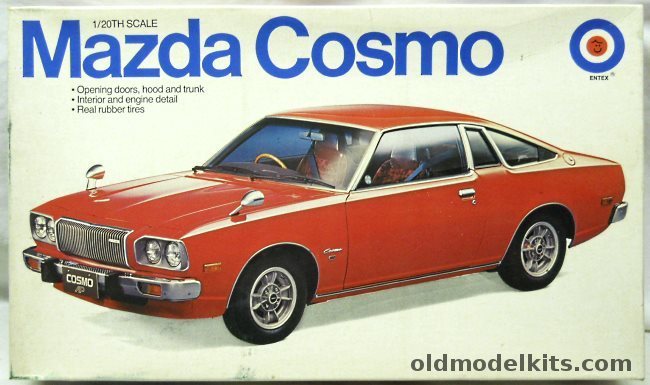 Entex 1/20 Mazda Cosmo, 9041 plastic model kit